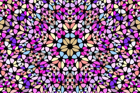Colorful Round Mosaic Pattern Design: Practical Applications for Modern Creatives