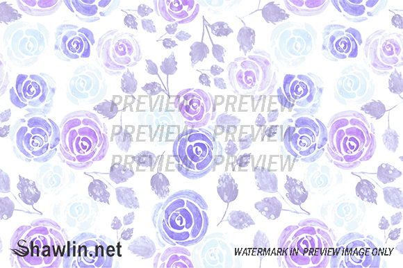 Discover the Calming Beauty of Purple Watercolor Roses