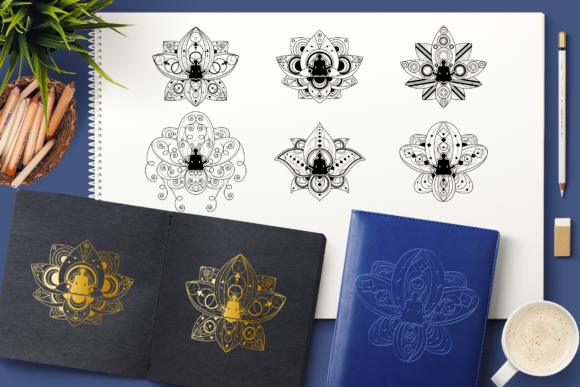 Discover the Versatile Yoga in Lotus Clipart Set