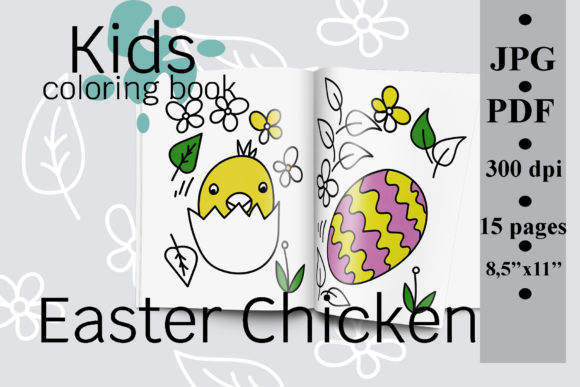 Easter Chicken Coloring Book for Kids: A Fun and Creative Holiday Activity