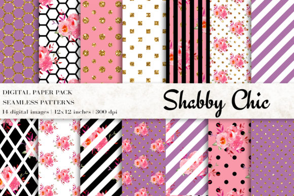 Embracing Elegance with Shabby Chic Digital Papers: A Versatile Tool for Creative Professionals