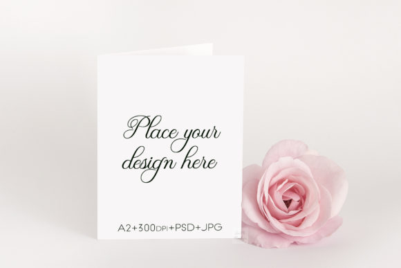 Enhance Your Invitations with A2 Greeting Card Mockup
