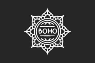 Exploring the Elegance of the Mandala, Boho Flower Chalk White Icon