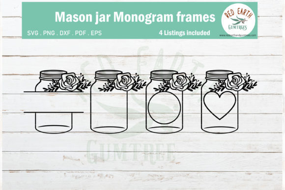 Exploring the Versatile Mason Jar Monogram Bundle