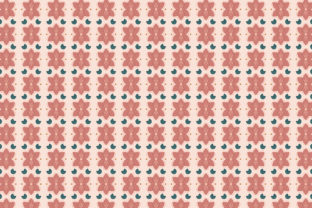 Seamless Pastel Leaf and Flower Patterns