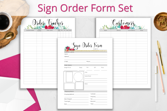 Streamline Your Custom Sign Business with the Sign Order Form and Tracker Set