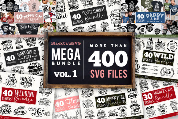 Unlock Your Creativity with Mega Bundle 400 Designs Vol 1