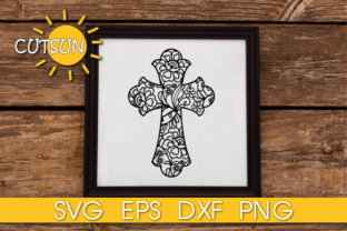 Unlock Your Creativity with Zentangle Cross and Floral Cross SVG Designs